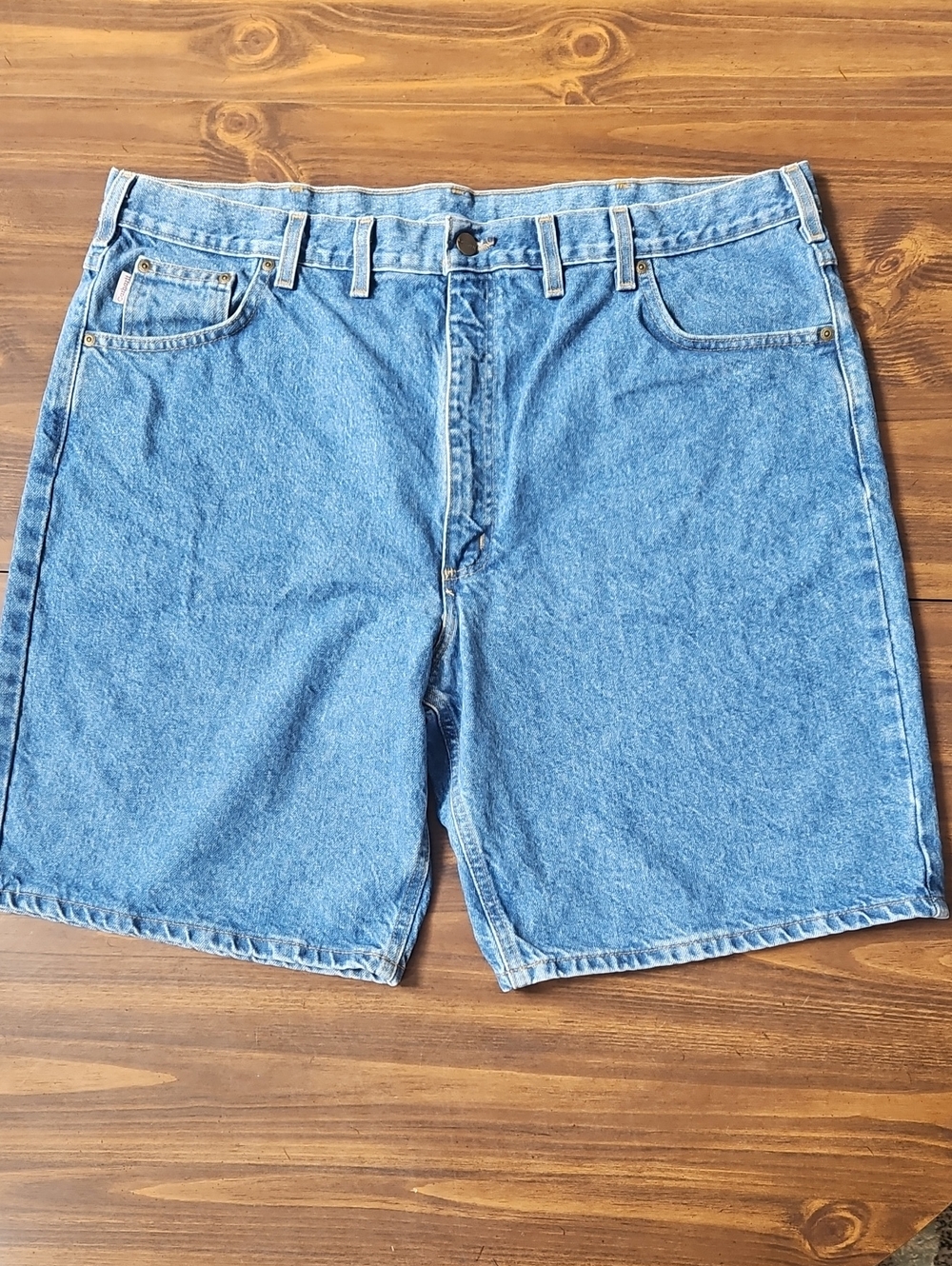 Carhartt Men's Light Blue Denim Jean Shorts